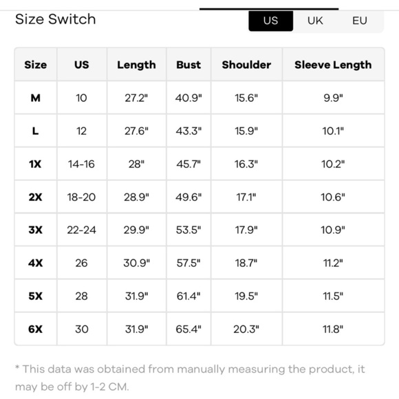 BloomChic Plus Size V-Neck Rhinestone Stretchy T-Shirt - Picture 5 of 5